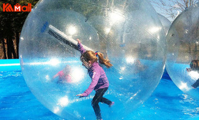 children like playing with zorb ball